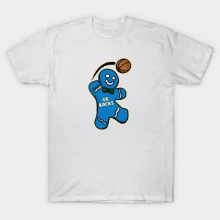 Milwaukee Bucks Gingerbread Man T-Shirt